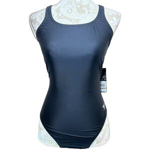 NWT Speedo Women’s Solid Super Proback One Piece Training Swimsuit Size 12 / 38